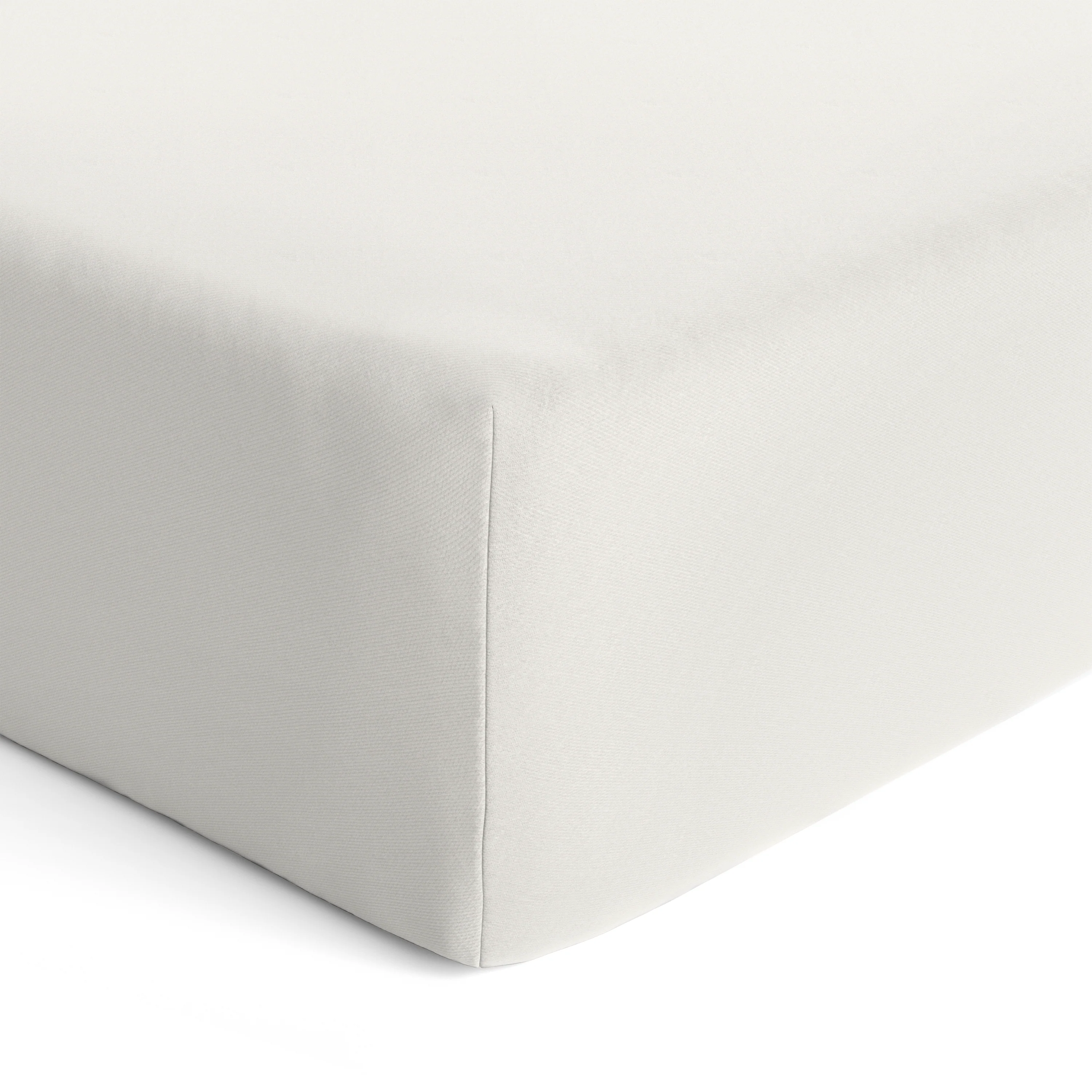 Organic Crib Sheet - Ivory - Image 3