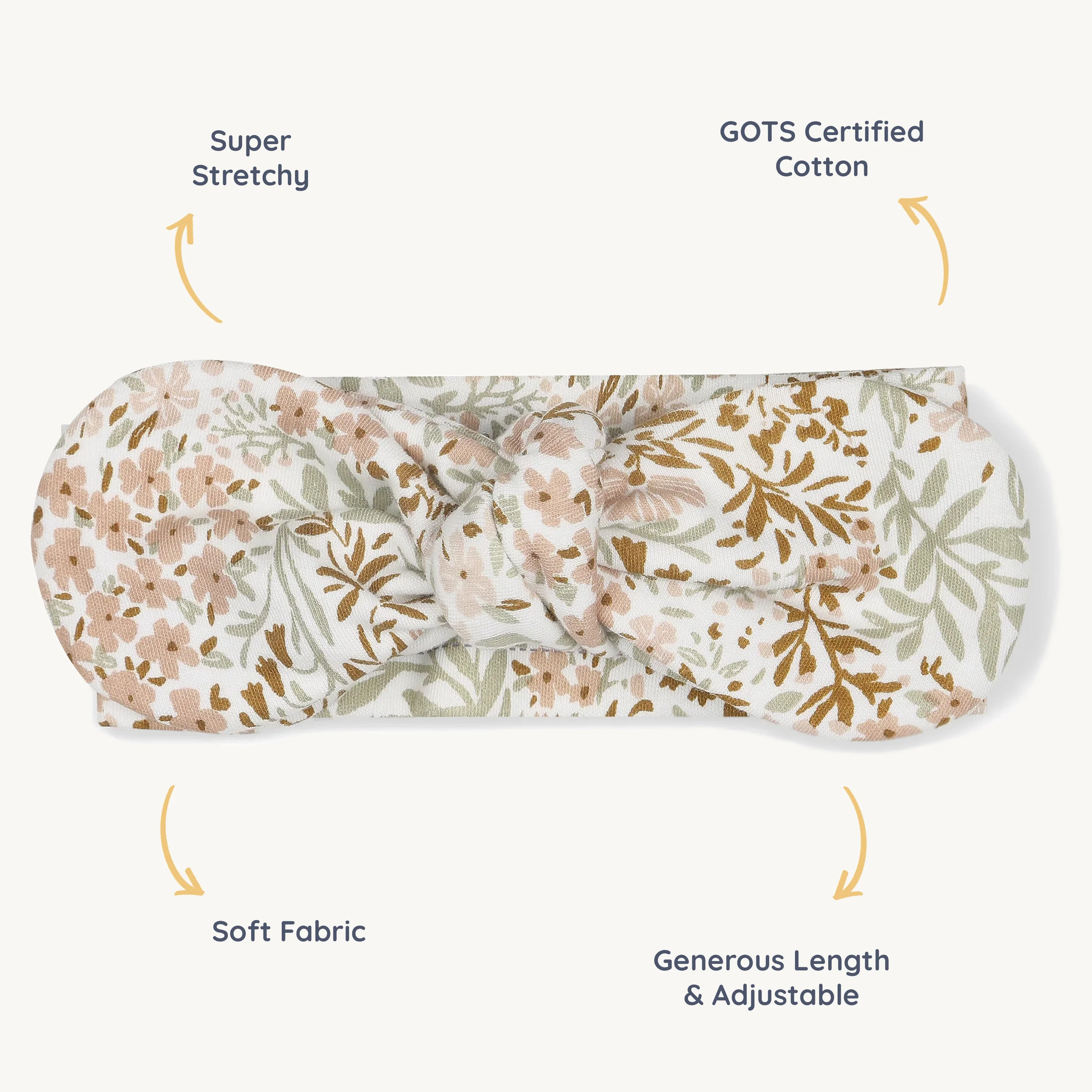 Organic Headwrap - Gardenia - Image 5