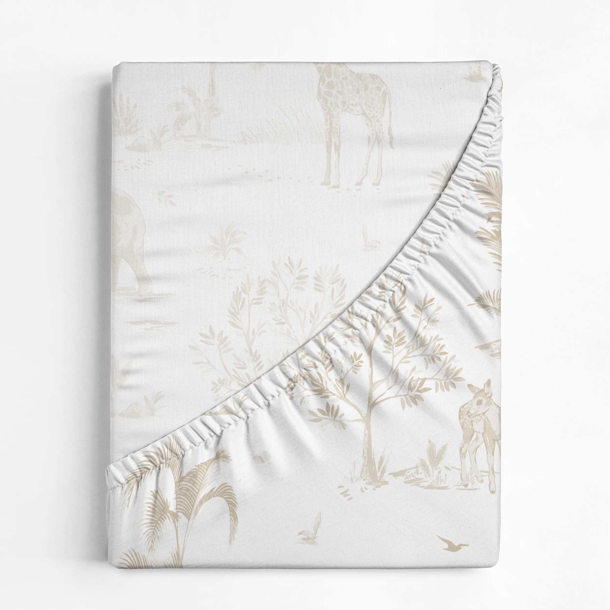Organic Crib Sheet - Safari - Image 3